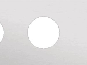 Niko Rocker 3-Voudige afdekplaat horizontaal 71 mm centerafstand voor twee stopcontacten en een enkelvoudige schakelfunctie alu grey brushed RAL: 000 80 00
