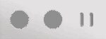 Niko Rocker 3-Voudige afdekplaat horizontaal 71 mm centerafstand voor twee stopcontacten en een tweevoudige schakelfunctie alu grey brushed RAL: 000 80 00