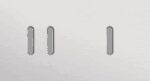 Niko Rocker 2-Voudige afdekplaat horizontaal 71 mm centerafstand voor een tweevoudige en een enkelvoudige schakelfunctie alu grey brushed RAL: 000 80 00
