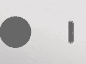 Niko Rocker 2-Voudige afdekplaat horizontaal 71 mm centerafstand voor een stopcontact en een enkelvoudige schakelfunctie alu grey brushed RAL: 000 80 00