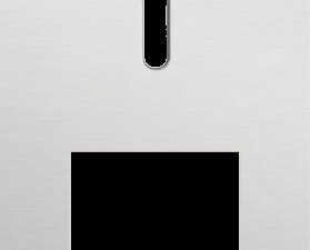 Niko Rocker 2-Voudige afdekplaat verticaal 60 mm centerafstand voor een enkelvoudige schakelfunctie en een functie alu grey brushed RAL: 000 80 00