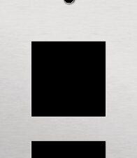 Niko Rocker 3-Voudige afdekplaat verticaal 60 mm centerafstand voor een enkelvoudige schakelfunctie en twee functies alu grey brushed RAL: 000 80 00