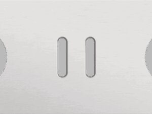 Niko Rocker 3-Voudige afdekplaat horizontaal 71 mm centerafstand voor een stopcontact een tweevoudige schakelfunctie en een stopcontact alu grey brushed RAL: 000 80 00