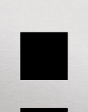 Niko Rocker 3-Voudige afdekplaat verticaal 71 mm centerafstand voor een enkelvoudige schakelfunctie en twee functies alu grey brushed RAL: 000 80 00