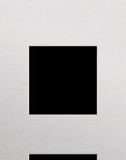 Niko Rocker 3-Voudige afdekplaat verticaal 71 mm centerafstand voor een tweevoudige schakelfunctie en twee functies alu grey brushed RAL: 000 80 00