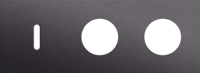 Niko Rocker 3-Voudige afdekplaat horizontaal 71 mm centerafstand voor een enkelvoudige schakelfunctie en twee stopcontacten alu black brushed RAL: 000 20 00