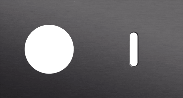 Niko Rocker 2-Voudige afdekplaat horizontaal 71 mm centerafstand voor een stopcontact en een enkelvoudige schakelfunctie alu black brushed RAL: 000 20 00