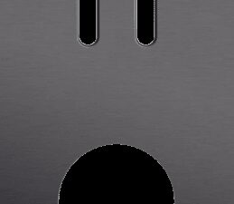 Niko Rocker 2-Voudige afdekplaat verticaal 71 mm centerafstand voor tweevoudige schakelfuncties + 1 stopcontact alu black brushed RAL: 000 20 00