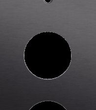 Niko Rocker 3-Voudige afdekplaat verticaal 60 mm centerafstand voor een enkelvoudige schakelfunctie en twee stopcontactenalu black brushed RAL: 000 20 00