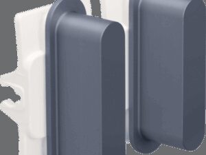 Niko Rocker set voor tweevoudige schakelfuncties alu blue grey brushed RAL: 240 30 05