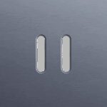 Niko Rocker Enkelvoudige afdekplaat voor tweevoudige schakelfuncties alu blue grey brushed RAL: 240 30 05