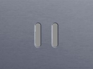 Niko Rocker 3-Voudige afdekplaat horizontaal 71 mm centerafstand voor drie tweevoudige schakelfuncties alu blue grey brushed RAL: 240 30 05