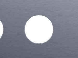 Niko Rocker 3-Voudige afdekplaat horizontaal 71 mm centerafstand voor twee stopcontacten en een enkelvoudige schakelfunctie alu blue grey brushed RAL: 240 30 05