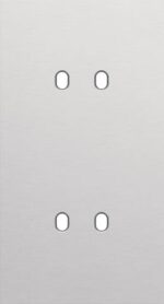 NIKO 2-Voudige afdekplaat v71vr 2 tweev schak toggle alu grijs Niko Toggle alu blue grey brushed