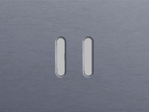 Niko Rocker 3-Voudige afdekplaat horizontaal 71 mm centerafstand voor een enkelvoudige en twee tweevoudige schakelfuncties alu blue grey brushed RAL: 240 30 05