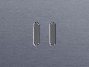 Niko Rocker 3-Voudige afdekplaat horizontaal 71 mm centerafstand voor twee tweevoudige en een enkelvoudige schakelfunctie alu blue grey brushed RAL: 240 30 05