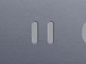 Niko Rocker 3-Voudige afdekplaat horizontaal 71 mm centerafstand voor een enkelvoudige en een tweevoudige schakelfunctie en stopcontact alu blue grey brushed RAL: 240 30 05
