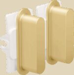 Niko Rocker set voor tweevoudige schakelfuncties alu gold brushed RAL: 1000
