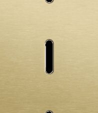 Niko Rocker 3-Voudige afdekplaat verticaal 60 mm centerafstand voor drie enkelvoudige schakelfuncties alu gold brushed RAL: 1000