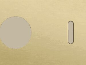 Niko Rocker 2-Voudige afdekplaat horizontaal 71 mm centerafstand voor een stopcontact en een enkelvoudige schakelfunctie alu gold brushed RAL: 1000