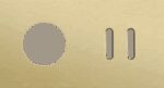 Niko Rocker 2-Voudige afdekplaat horizontaal 71 mm centerafstand voor 1 stopcontact + 1 tweev schak alu gold brushed RAL: 1000