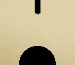 Niko Rocker 2-Voudige afdekplaat verticaal 71 mm centerafstand voor enkelvoudige schakelfuncties + 1 stopcontact alu gold brushed RAL: 1000