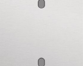 NIKO 2-Voudige afdekplaat v60 vr 2 enklv schak toggle Niko Toggle alu blue grey brushed