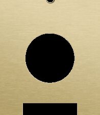 Niko Rocker 3-Voudige afdekplaat verticaal 60 mm centerafstand voor een enkelvoudige schakelfunctie en een een stopcontact en een functie alu gold brushed RAL: 1000
