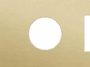 Niko Rocker 3-Voudige afdekplaat horizontaal 71 mm centerafstand voor een enkelvoudige schakelfunctie en een een stopcontact en een functie alu gold brushed RAL: 1000