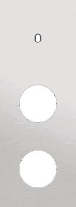 NIKO 3-Voudige afdekplaat v71 vr tweev schak + 2 stopc toggle alu grijs Niko Toggle alu blue grey brushed
