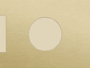 Niko Rocker 3-Voudige afdekplaat horizontaal 71 mm centerafstand voor een functie een stopcontact en een tweevoudige schakelfunctie alu gold brushed RAL: 1000
