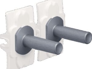Niko Toggle set voor tweevoudige schakelfuncties alu blue grey brushed RAL: 240 30 05