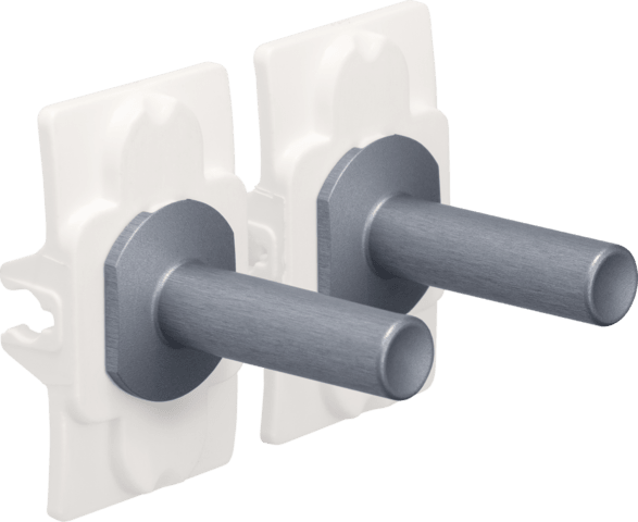 Niko Toggle set voor tweevoudige schakelfuncties alu blue grey brushed RAL: 240 30 05