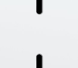 Niko Rocker Tweevoudige afdekplaat verticaal 71 mm centerafstand voor 2 enklv schak steel white coated RAL: 000 90 00