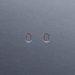 Niko Toggle Enkelvoudige afdekplaat voor 1 tweev schak alu blue grey brushed RAL: 240 30 05