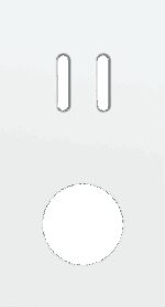Niko Rocker Tweevoudige afdekplaat verticaal 71 mm centerafstand voor tweevoudige schakelfuncties + 1 stopcontact steel white coated RAL: 000 90 00