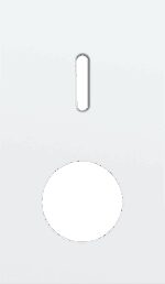 Niko Rocker Tweevoudige afdekplaat verticaal 60 mm centerafstand voor voor een enkelvoudige schakelfunctie en een stopcontact steel white coated RAL: 000 90 00
