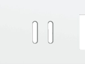 Niko Rocker Drievoudige afdekplaat horizontaal 71 mm centerafstand voor enkelv + tweev schak + fct steel white coated RAL: 000 90 00