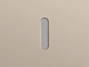 Niko Rocker Enkelvoudige afdekplaat voor enkelvoudige schakelfuncties steel champagne coated RAL: 080 70 10
