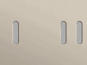 Niko Rocker 2-Voudige afdekplaat horizontaal 71 mm centerafstand voor een enkelvoudige en een tweevoudige schakelfunctie steel champagne coated RAL: 080 70 10