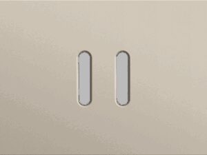 Niko Rocker 3-Voudige afdekplaat horizontaal 71 mm centerafstand voor twee tweevoudige en een enkelvoudige schakelfunctie steel champagne coated RAL: 080 70 10