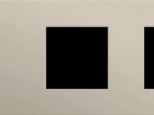 Niko Rocker 3-Voudige afdekplaat horizontaal 71 mm centerafstand voor een tweevoudige schakelfunctie en twee functies steel champagne coated RAL: 080 70 10