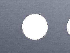 Niko Toggle 3-Voudige afdekplaat h71 vr 1 enklv schak + 2 stopc alu blue grey brushed RAL: 240 30 05