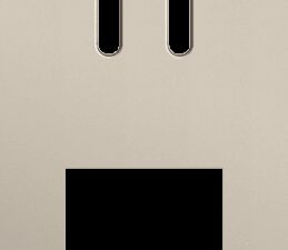 Niko Rocker 2-Voudige afdekplaat verticaal 71 mm centerafstand voor een tweevoudige schakelfunctie en een functie steel champagne coated RAL: 080 70 10