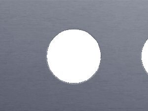 Niko Toggle 3-Voudige afdekplaat h71 vr 1 tweev schak + 2 stopc alu blue grey brushed RAL: 240 30 05
