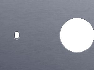 Niko Toggle 2-Voudige afdekplaat h71 voor 1 enkelv schak + 1 stopc alu blue grey brushed RAL: 240 30 05
