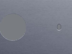 Niko Toggle 2-Voudige afdekplaat h71 voor 1 stopc + 1 enkelv schak alu blue grey brushed RAL: 240 30 05