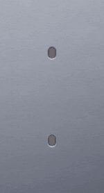 Niko Toggle 2-Voudige afdekplaat v71 vr 2 enklv schak alu blue grey brushed RAL: 240 30 05
