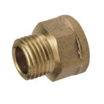 reductiestuk messing 3/8"M x 1/4"F (kopie) Messing Verloopstuk M x F