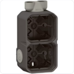 LEGRAND - Plexo opbouwdoos 1 mechanisme 2 membraan ingangen antraciet (kopie) Legrand Plexo Antraciet